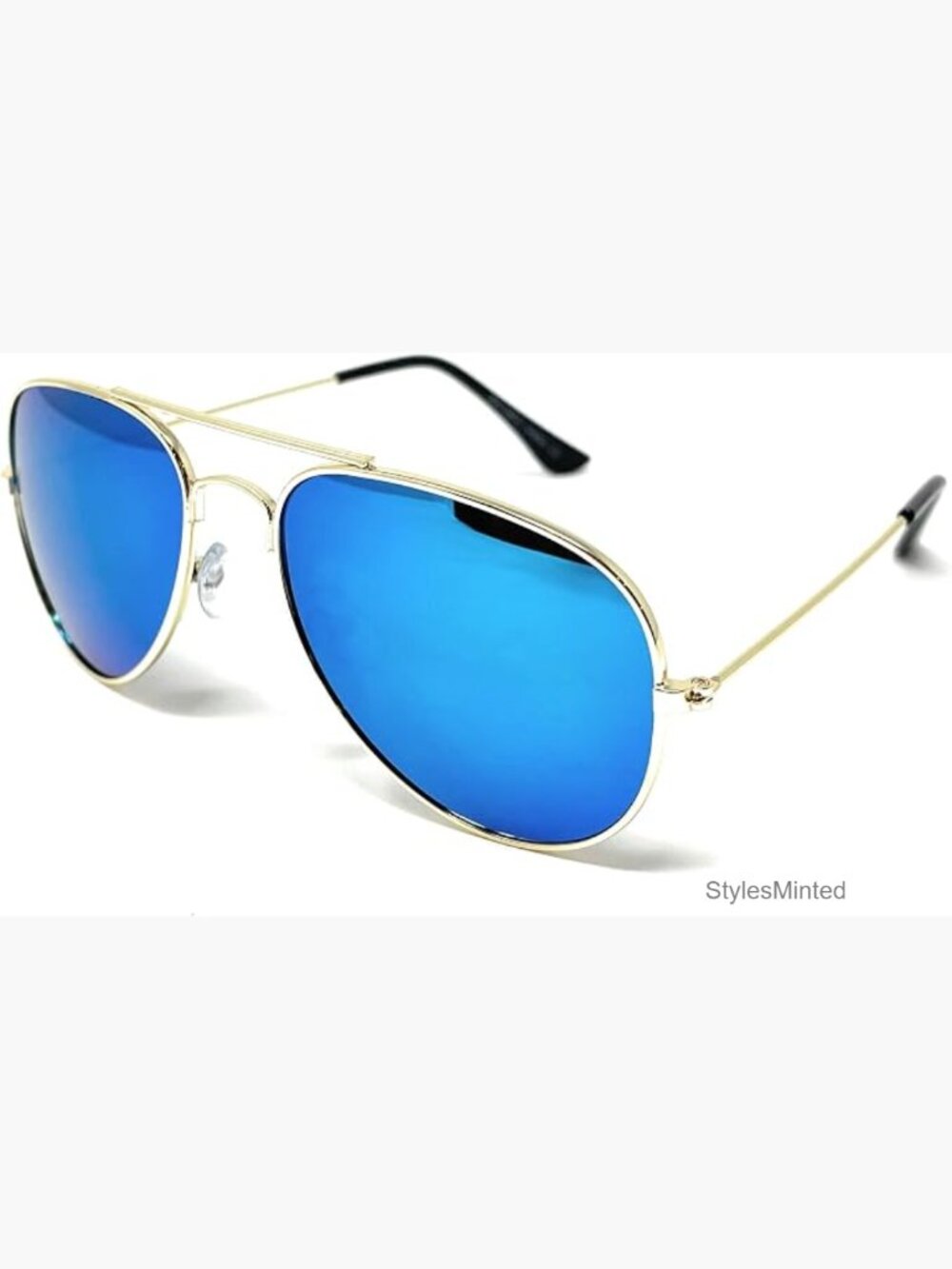 Kids Classic Retro Aviator Sunglasses Metal Frame UV400 Ages 2-5 Small